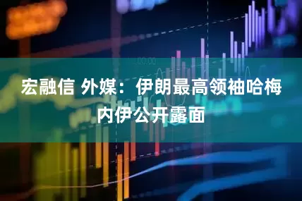 宏融信 外媒：伊朗最高领袖哈梅内伊公开露面